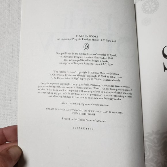 Compilation Let It Snow John Green Maureen Johnson Lauren Myracle 2008 Paperback - Picture 11 of 13